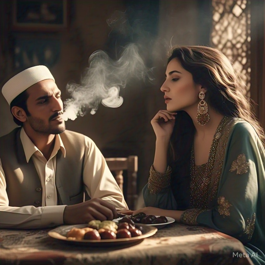 Fun: Smokers after aftari